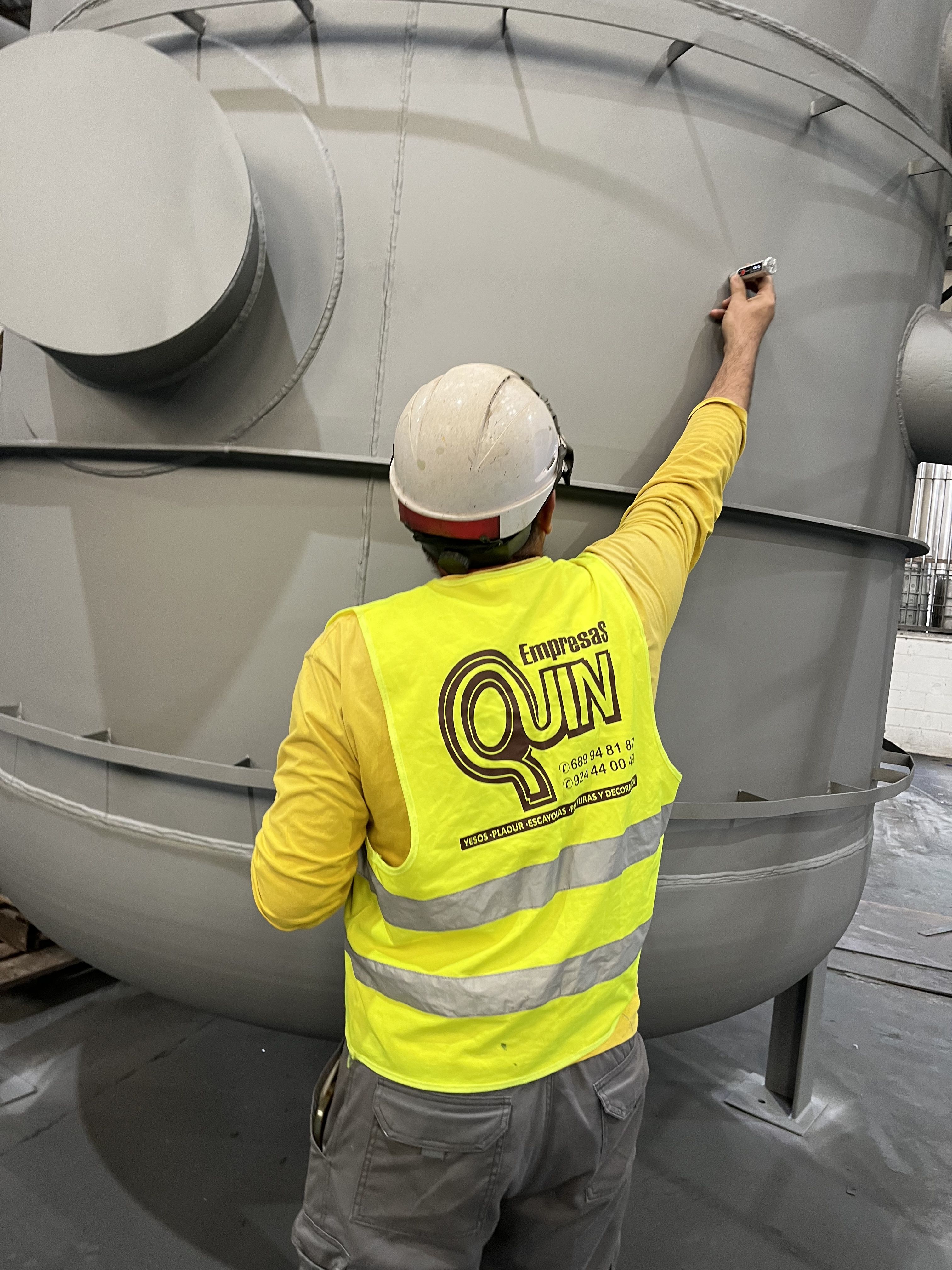 Control de calidad mediante decision de espesores capa intermedia